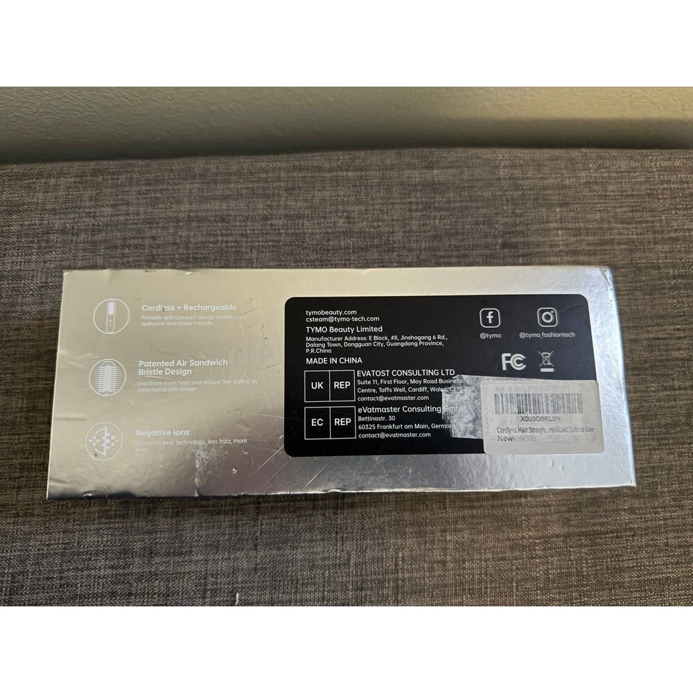 NIB TYMO Porta Cordless Mini Portable Straightening Brush *Open Box* - Picture 6 of 6